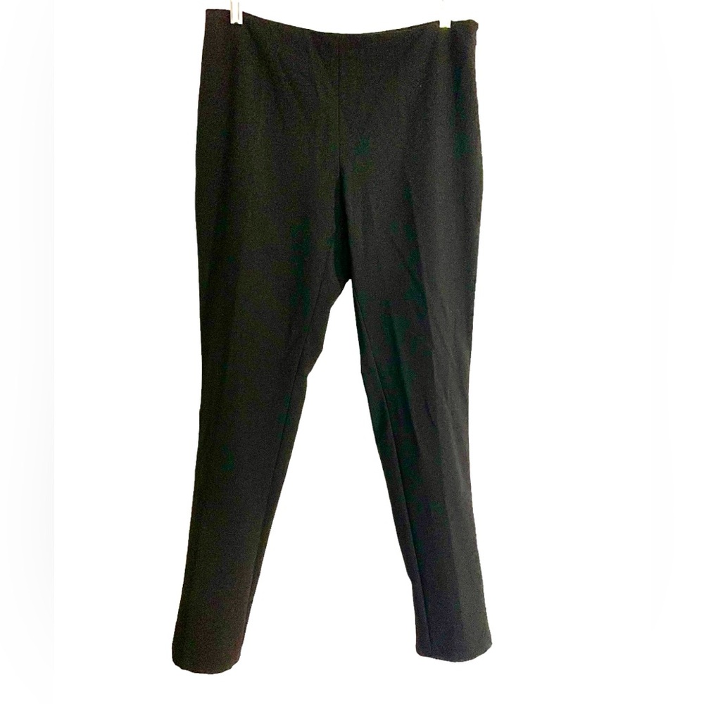 French Connection Slim Fit Ankle Zip Pants black, sz 10.  EUC